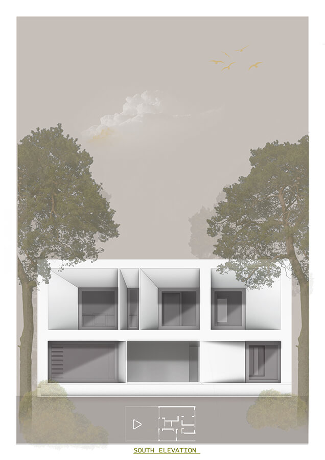 picture no. 13 ofA House Between Two Pines project, designed by Kambiz Moshtaq