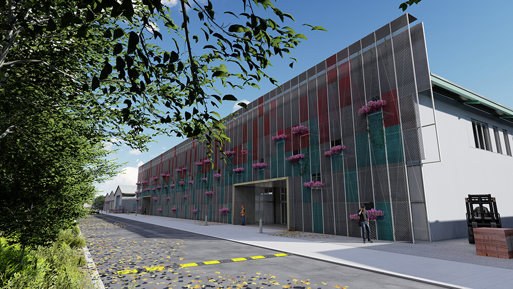 picture no. 6 ofPolymer and spice factory project, designed by Kambiz Moshtaq