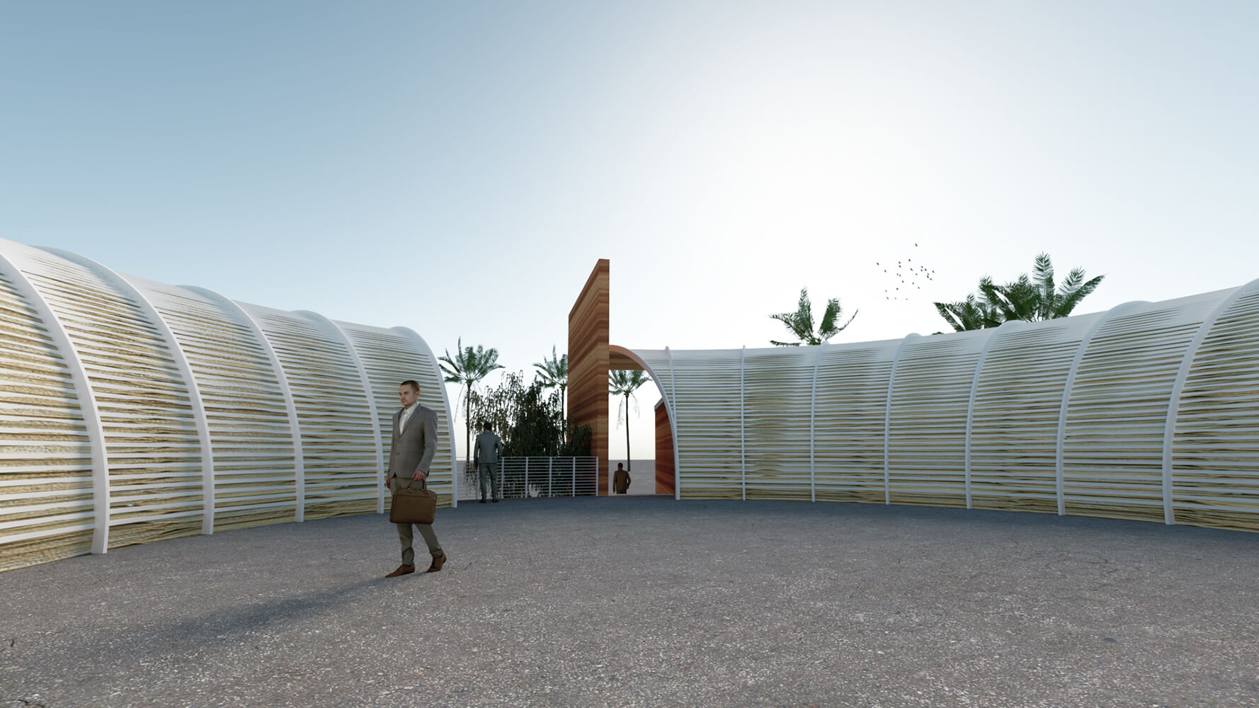 picture no. 1 ofSarbouk school project, designed by Kambiz Moshtaq