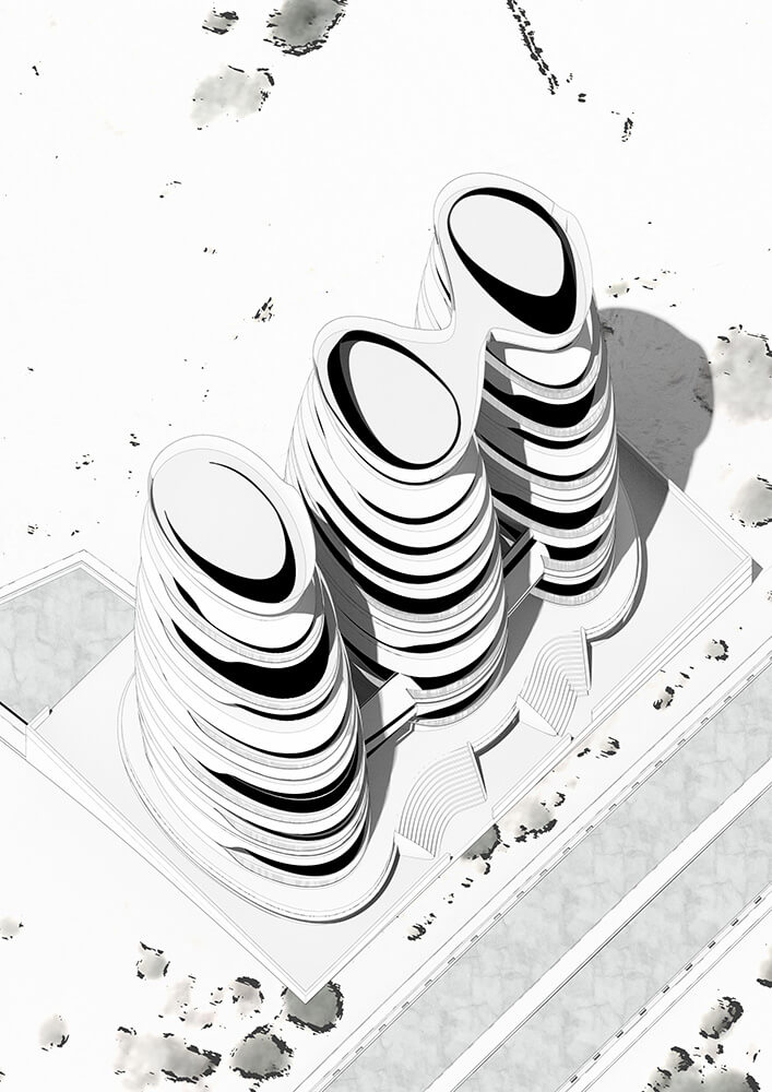 picture no. 7 ofBaluchzadeh Commercial Center project, designed by Kambiz Moshtaq